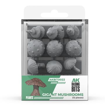 Набір декорацій AK Interactive: Basing Bits – Gigant Mushrooms