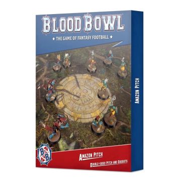 Дошки для гри Blood Bowl: Amazon Team – Double-sided Pitch and Dugouts Set 