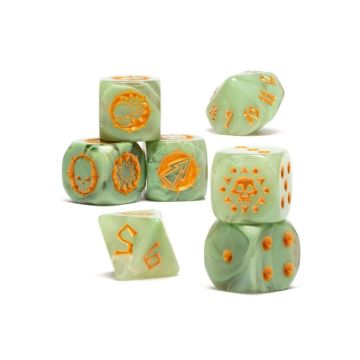 Гральні куби Blood Bowl: Amazon Team Dice Set