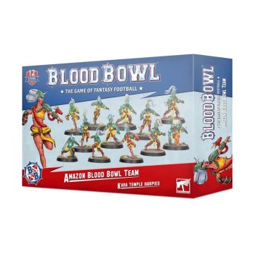 Набір мініатюр Blood Bowl: Amazon Team - Kara Temple Harpies