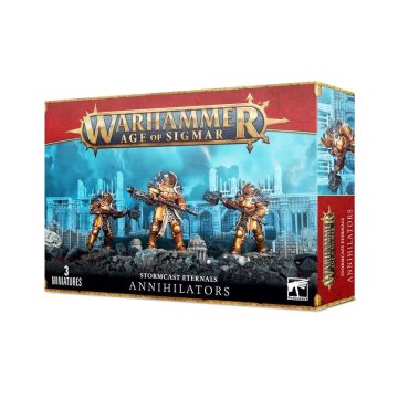 Набір мініатюр Age of Sigmar Stormcast Eternals: Annihilators with Meteoric Grandhammers