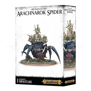 Мініатюра Age of Sigmar Gloomspite Gitz: Webspinner Shaman on Arachnarok Spider (GW Exclusive)