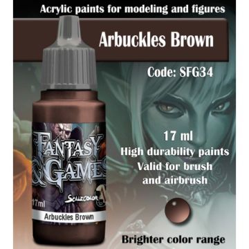 Акрилова фарба Scale 75: Fantasy & Games: Arbuckles Brown (17ml)