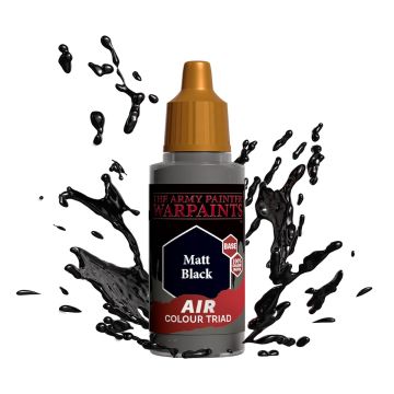 Акрилова фарба The Army Painter: Warpaints Air Colour Triad: Matt Black