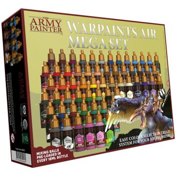 Набір акрилових фарб The Army Painter: Warpaints Air: Mega Set