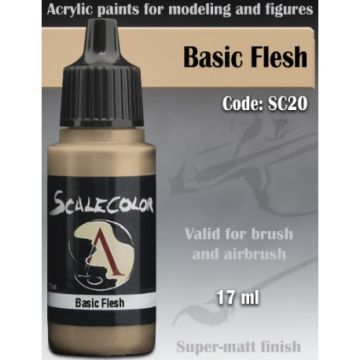 Акрилова фарба Scale 75: Scalecolor: Basic Flesh (17ml)