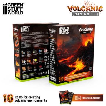 Набір для декорування Green Stuff World: Basing Sets - Volcanic