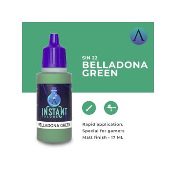 Акрилова фарба Scale 75: Instant Colors: Belladonna Green (17ml)