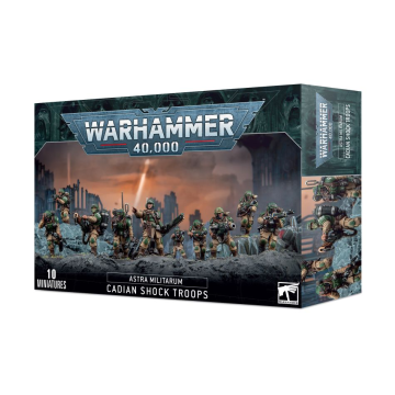 Набір мініатюр Warhammer 40000 Astra Militarum: Cadian Shock Troops