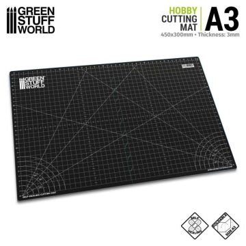 Самовідновлюючий килимок Green Stuff World: Black Cutting Mat A3