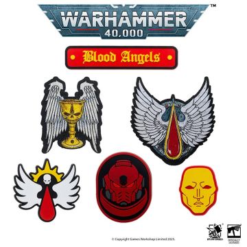 Набір шевронів Starforged Warhammer 40,000: Blood Angels Badge Set