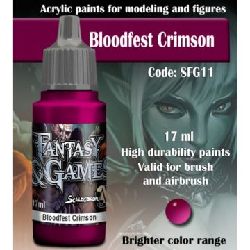 Акрилова фарба Scale 75: Fantasy & Games: Bloodfest Crimson (17ml)