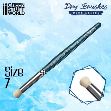 Пензлик Green Stuff World: Blue Series Dry Brush - Size 7