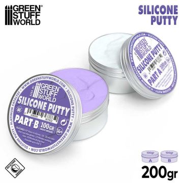 Силіконова шпаклівка для форм Green Stuff World: Violet Silicone Putty 200gr