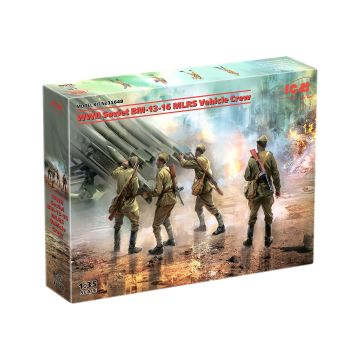 Збірні моделі фігурок ICM: Радянський екіпаж РСЗВ BM-13-16 Другої світової війни