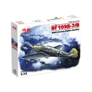 Збірна модель літака ICM: Мессершмітт Bf 109E-7/B