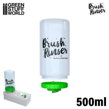 Пляшка для миття пензлів Green Stuff World: Brush Rinser Bottle 500ml - Green