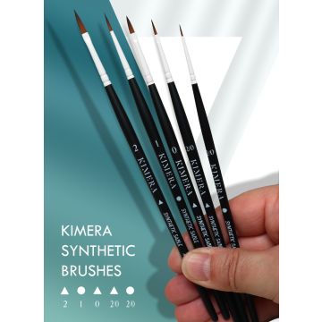 Набір пензликів Kimera Kolors: Kimera Synthetic Brush Set