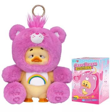 Колекційна м'яка іграшка з кільцем POP TOP 1983toys серії Upset Duck x Care Bears - Обіймашки