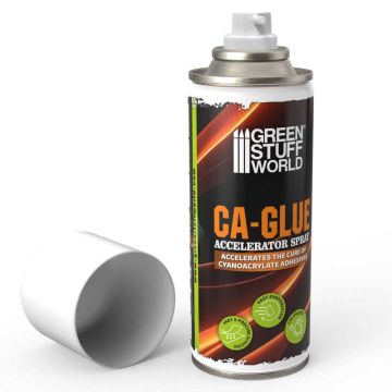 Прискорювач висихання для ціаноакрилатного клею Green Stuff World: CA Glue Accelerator Spray 200ml