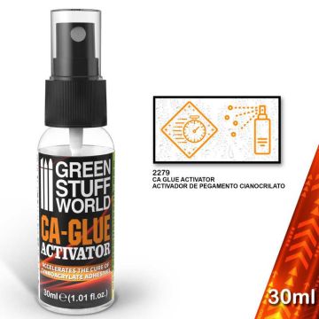 Прискорювач висихання для ціаноакрилатного клею Green Stuff World: CA Glue Activator 30ml