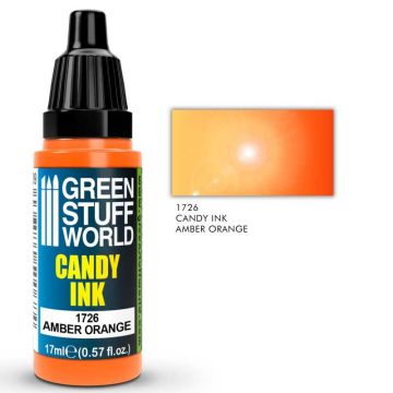 Акрилове чорнило Green Stuff World Acrylic Inks: Candy Ink: Amber Orange (17ml)