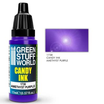 Акрилове чорнило Green Stuff World Acrylic Inks: Candy Ink: Amethyst Purple (17ml)
