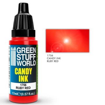 Акрилове чорнило Green Stuff World Acrylic Inks: Candy Ink: Ruby Red (17ml)