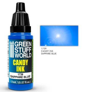 Акрилове чорнило Green Stuff World Acrylic Inks: Candy Ink: Sapphire Blue (17ml)