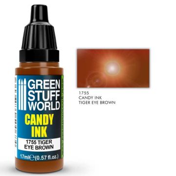 Акрилове чорнило Green Stuff World Acrylic Inks: Candy Ink: Tiger Eye Brown (17ml)