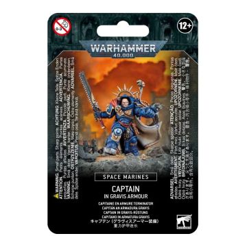 Мініатюра Warhammer 40000 Space Marines: Captain in Gravis Armour