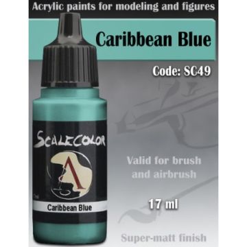 Акрилова фарба Scale 75: Scalecolor: Caribbean Blue (17ml)