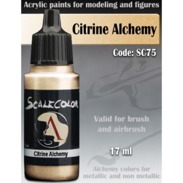 Акрилова фарба Scale 75: Metal n’ Alchemy: Citrine Alchemy (17ml)