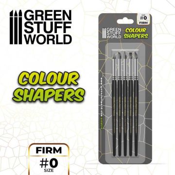 Набір інструментів Green Stuff World: Clay Shapers - Color Shapers SIZE 0 - Black Firm