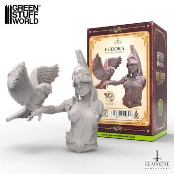 Мініатюра 1/10 Green Stuff World: Claymore Miniatures - Eudora The Shieldmaiden