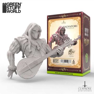 Мініатюра 1/10 Green Stuff World: Claymore Miniatures - Salvatori The Faceless