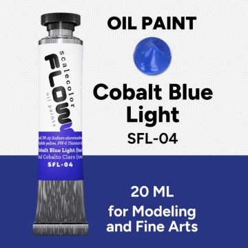 Олійна фарба Scale 75: Floww Oils: Cobalt Blue Light (20ml)