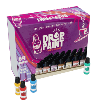 Набір акрилових фарб Scale 75: Drop & Paint: Color Palace Vol. 1 (64x17 ml)