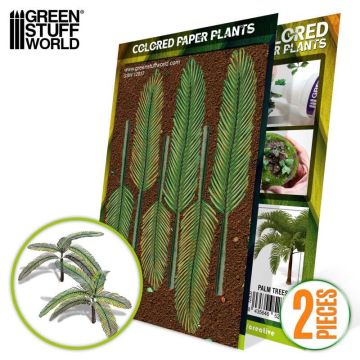 Декоративна рослина Green Stuff World: Colored Paper Plants - Palm