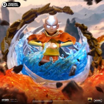 Колекційна статуетка Iron Studios: Statue Aang - Avatar: The Last Airbender Art 1/10