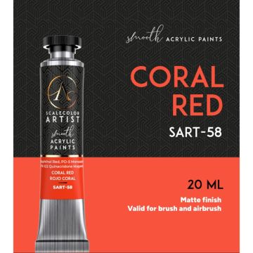 Акрилова фарба Scale 75: Scalecolor Artist: Coral Red (20ml)