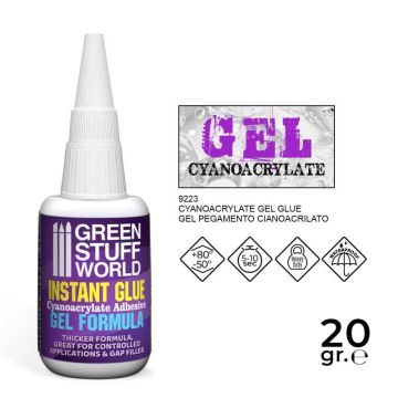 Ціаноакрилатний клей Green Stuff World: Cyanoacrylate Gel 20gr (гель)