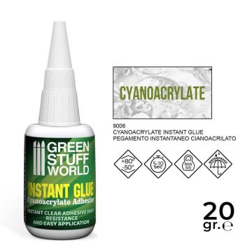 Ціаноакрилатний клей Green Stuff World: Cyanoacrylate Glue 20gr (рідкий)