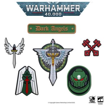 Набір шевронів Starforged Warhammer 40,000: Dark Angels Badge Set