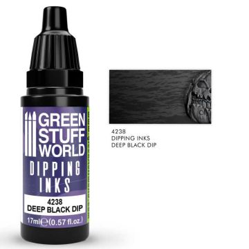 Акрилове чорнило Green Stuff World Dipping Ink: Deep Black Dip (17ml)