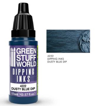 Акрилове чорнило Green Stuff World Dipping Ink: Dusty Blue Dip (17ml)