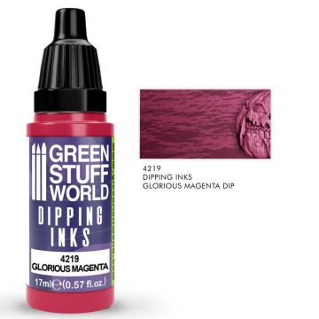 Акрилове чорнило Green Stuff World Dipping Ink: Glorious Magenta Dip (17ml)