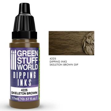 Акрилове чорнило Green Stuff World Dipping Ink: Skeleton Brown Dip (17ml)