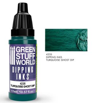 Акрилове чорнило Green Stuff World Dipping Ink: Turquoise Ghost Dip (17ml)