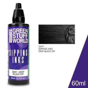 Акрилове чорнило Green Stuff World Dipping Ink: Deep Black Dip (60ml)